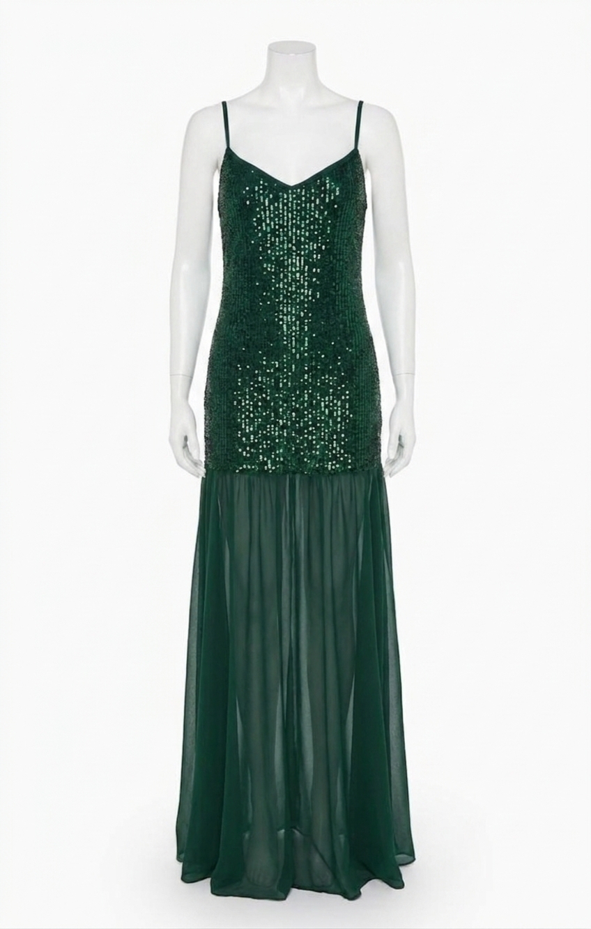 NEW SHOW ME YOUR MUMU dalia maxi dress in emerald green